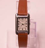 Klassische rechteckige Frauen Timex Quarz Uhr SR 626 SW