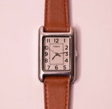 Klassische rechteckige Frauen Timex Quarz Uhr SR 626 SW