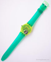 1990s HONOR RIDE GJ104 Swatch Watch | 90s Green Swatch Gent Watch