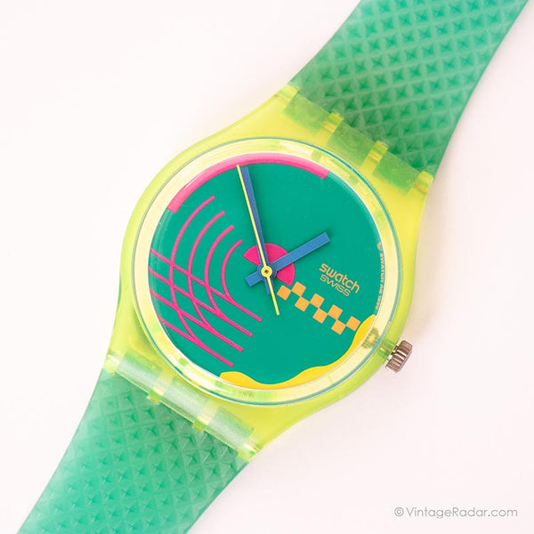 Raro 1990 Swatch Ride de honor GJ104 reloj | Condición de menta Vintage reloj