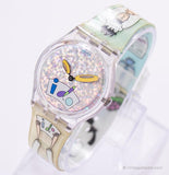 1999 swatch GV110 Weiße Hochzeit Uhr | "Ich tue" swatch Mann Uhr