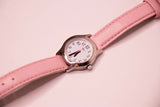 Minimalista Timex Orologio in pelle rosa al quarzo per lei