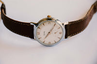 Silver-Tone Sipa Mechanical Vintage Watch | Minimalist Vintage Watches - Vintage Radar