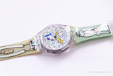 1999 swatch GV110 Mariage blanc montre | "Je le fais" swatch Gant montre