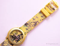 Vintage Girl and Butterflies Life by adec montre | Mesdames Japan Quartz montre