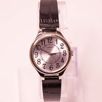 Schwarz- und Silberwagen von Timex Damen Uhr