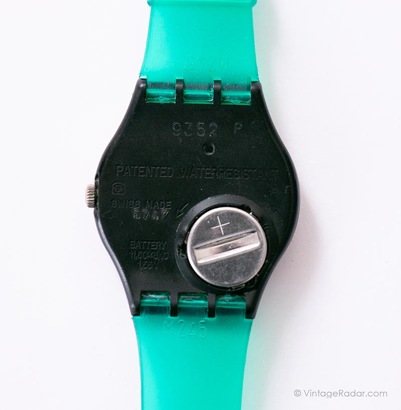 Vintage Swatch GX706 BRIGHT LIGHTS Watch | '89 Minimalist Swatch Watch ...