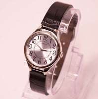 Black and Silver Carriage by Timex Ladies Watch