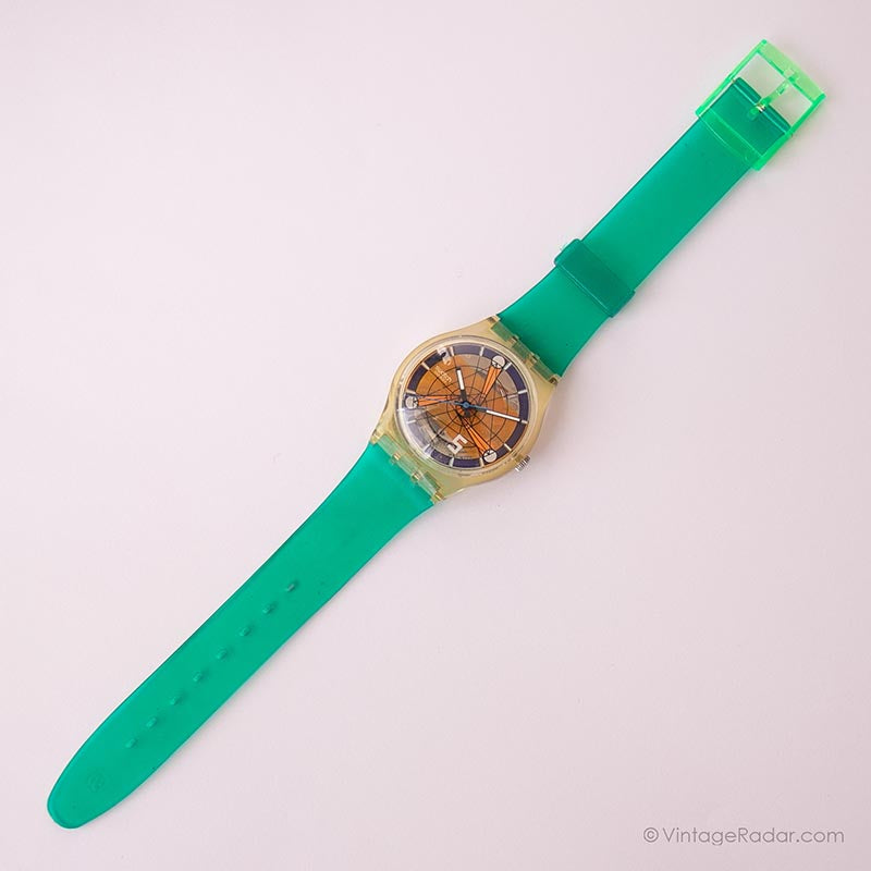 1997 Swatch GK260 FIFTH ELEMENT Watch | RARE Vintage Skeleton Swatch ...