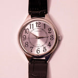 Carruaje negro y plateado por Timex Señoras reloj