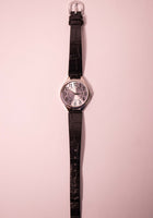 Black and Silver Carriage by Timex Ladies Watch