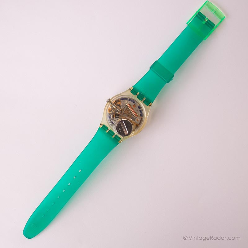 1997 Swatch GK260 FIFTH ELEMENT Watch | RARE Vintage Skeleton Swatch ...