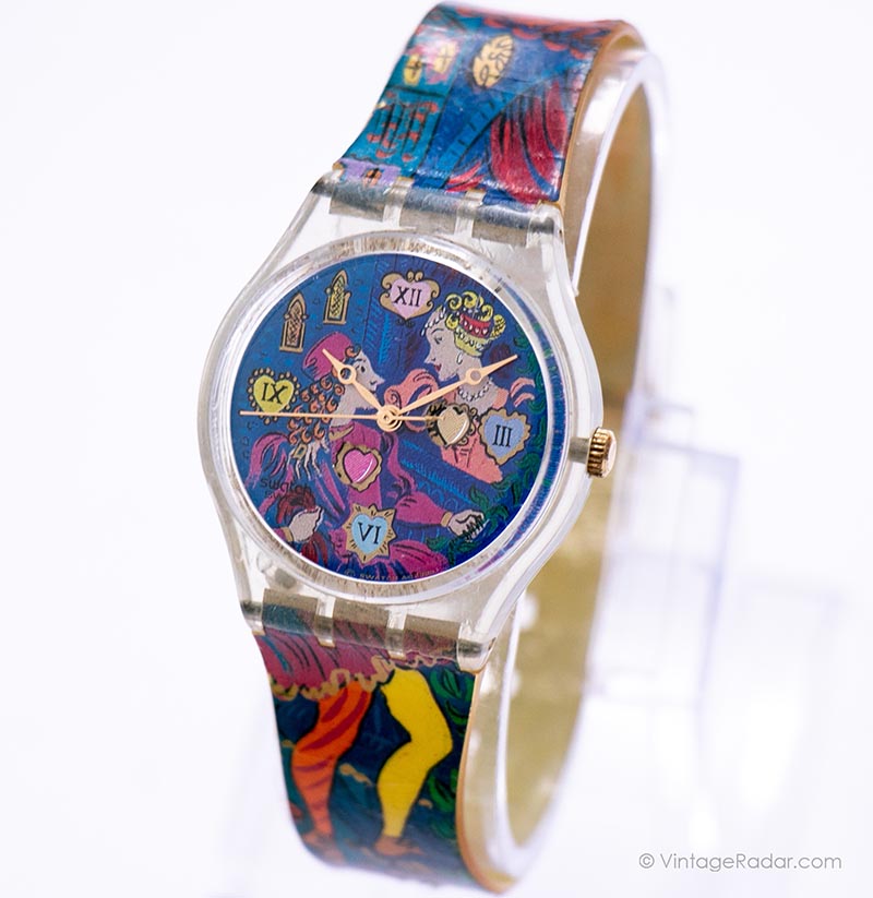 1996 ROMEO AND JULIET GN162 Vintage Swatch Watch Originals Gent ...