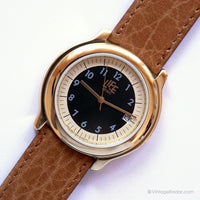 Vida elegante vintage de Adec reloj | Tono dorado Citizen Cuarzo de Japón reloj