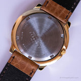 Vida elegante vintage de Adec reloj | Tono dorado Citizen Cuarzo de Japón reloj
