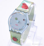 2003 Lucky You GS111 Ladybug swatch reloj | Blue suizo swatch reloj
