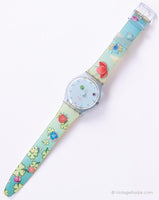 2003 Lucky You GS111 Ladybug swatch reloj | Blue suizo swatch reloj