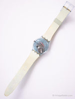 2003 LUCKY YOU GS111 Ladybug Swatch Watch | Blue Swiss Swatch Watch