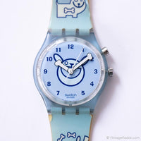 2002 Geben Sie einem Hund den Knochen GS900 swatch Uhr | Hundeliebhaber Geschenk Uhr