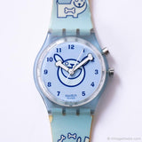 2002 Dale a un perro el hueso GS900 swatch reloj | Regalo de amantes de los perros reloj