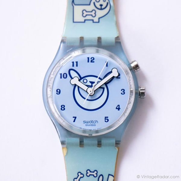2002 Dale a un perro el hueso GS900 swatch reloj | Regalo de amantes de los perros reloj