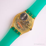 Vintage 1992 Swatch GK154 cuzco montre | Tribal des années 90 Swatch Gant