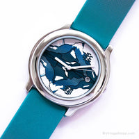 Vida de montaña azul vintage de Adec reloj | Cuarzo de Japón reloj
