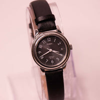 Cadran noir Timex montre pour les femmes WR 50m Date Window