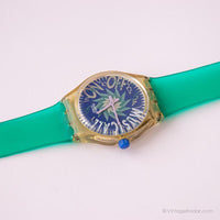 1993 Swatch SLK100 -Ton in Blau Uhr | 90er Jahre Swatch Musikall Uhr