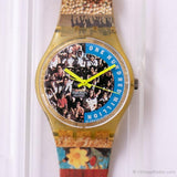 1992 Swatch THE PEOPLE GZ126 Watch | Vintage Swatch Originals Gent