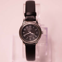 Dial negro Timex reloj para mujeres WR 50m Fecha Ventana