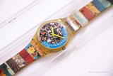 1992 Swatch La gente GZ126 reloj | Antiguo Swatch Originals caballero