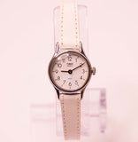 Cadran blanc Timex Quartz montre pour les femmes des années 1990