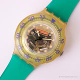 1992 Swatch ساعة SDK104 جيلي بابلز | هيكل عظمي خمر Swatch Scuba