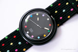1989 RUSH HOUR PWBB109 Pop Swatch | 80s Vintage Pop Swatch Watch
