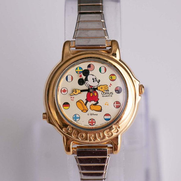 Musical vintage Mickey Mouse Disney reloj | Lorus V421-0020 Z0 reloj