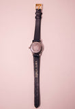 Elegante dial negro Timex reloj para mujeres WR 50m