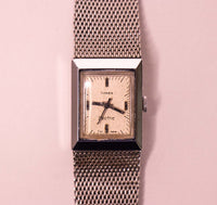 1970s Rectangular Timex Electic Taiwan Watch for Women Rare