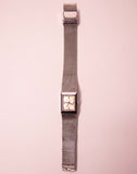 1970s مستطيلة Timex ساعة تايوان اختيارية للنساء نادرة