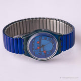 2000 Swatch GN196 AMOUR TOTAL Watch | Vintage Blue Swatch Gent