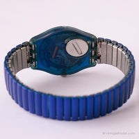 2000 Swatch GN196 Amour total montre | Bleu vintage Swatch Gant