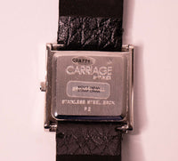عربة مربعة بواسطة Timex ساعة الكوارتز للرجال والنساء