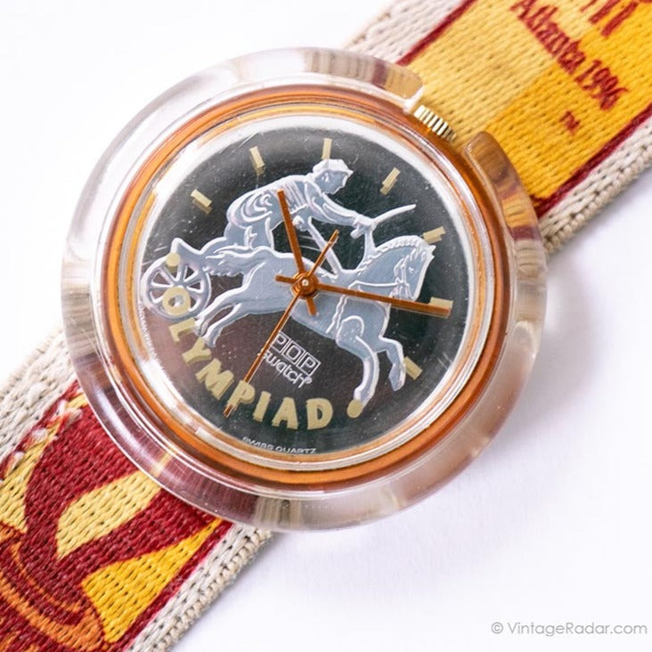 1996 Swatch Pop Midi PMZ103 IPPOLYTOS Watch | Atlanta Summer