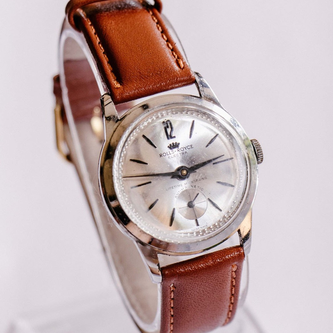 Rolls-Royce Electra Silver-Tone Mechanical Watch Swiss Made