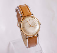 Rare Gold Swiss Difor Automatic Watch for Men and Women Vintage - Vintage Radar