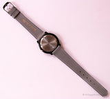 Vintage Black Dial Life de Adec reloj | Citizen Cuarzo de Japón reloj