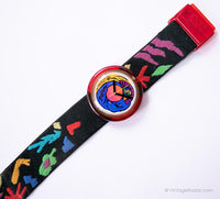 Swatch Pop PWK132 COLOR STORY Watch | 1990 Tribal Vintage Pop Swatch