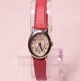 ovale Timex Cuir rose pour femmes montre | Élégant Timex Montres