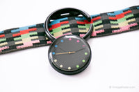1989 swatch Pop pwbb125 ting-a-ling montre | Points rares des années 80 pop swatch