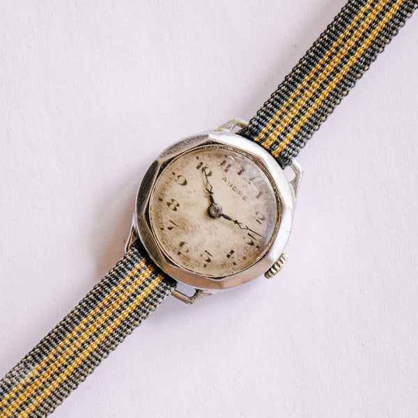Orologio meccanico raro ancre | Orologio da polso vintage degli anni '50